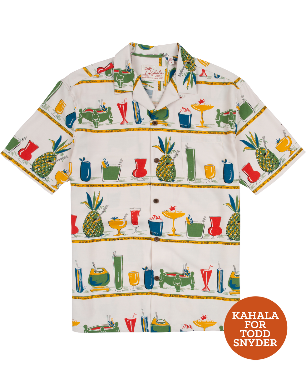 HUTSPAH Cocktails Shirt. Sz L. – RACQUET SOCIETY