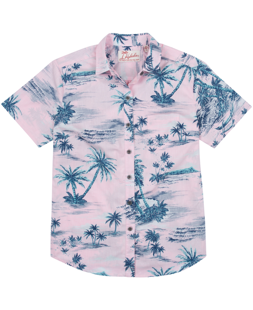 ManaloaチュニックHawaii リネン花柄チュニック l 50代・60代からの婦人服 オルウェイズ