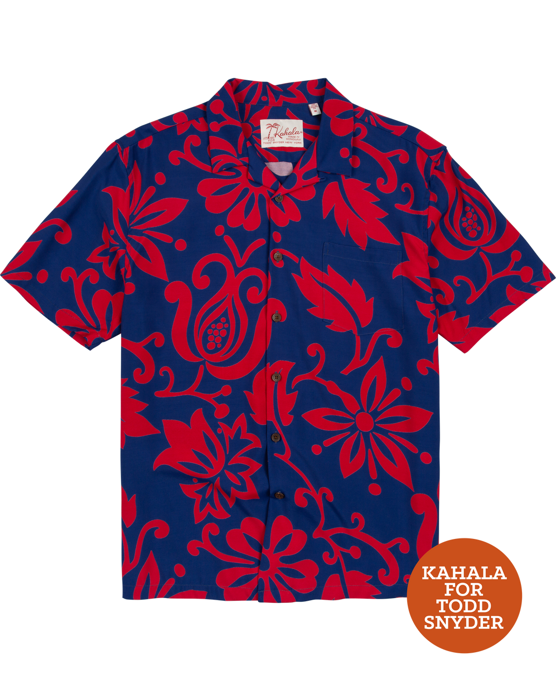 Kahala 1960's high quality heritage print short sleeve Hawaiian broadcloth shirt