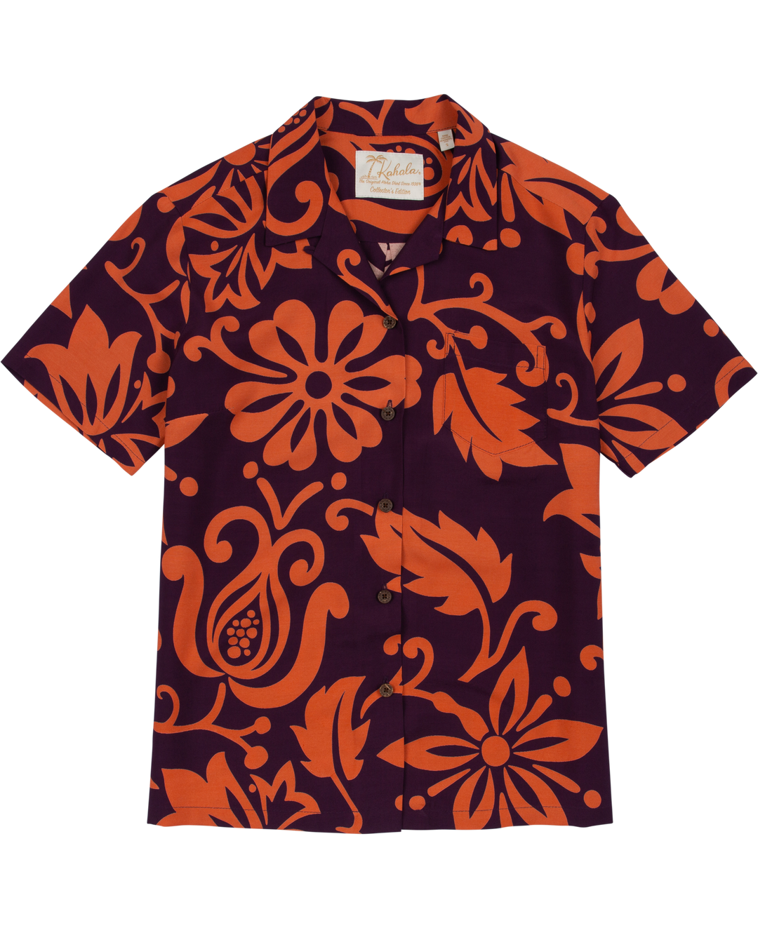 Kahala maroon Hawaiian shirt NWT deals