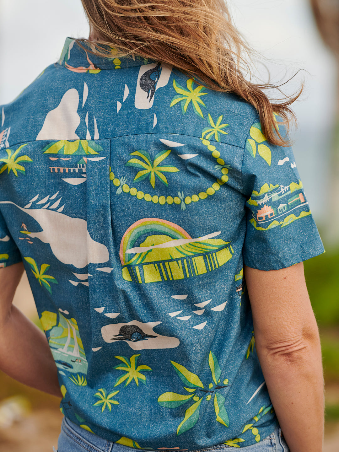 Kahala | Aloha Kauaʻi Women's Blouse by Nick Kuchar | Kahala