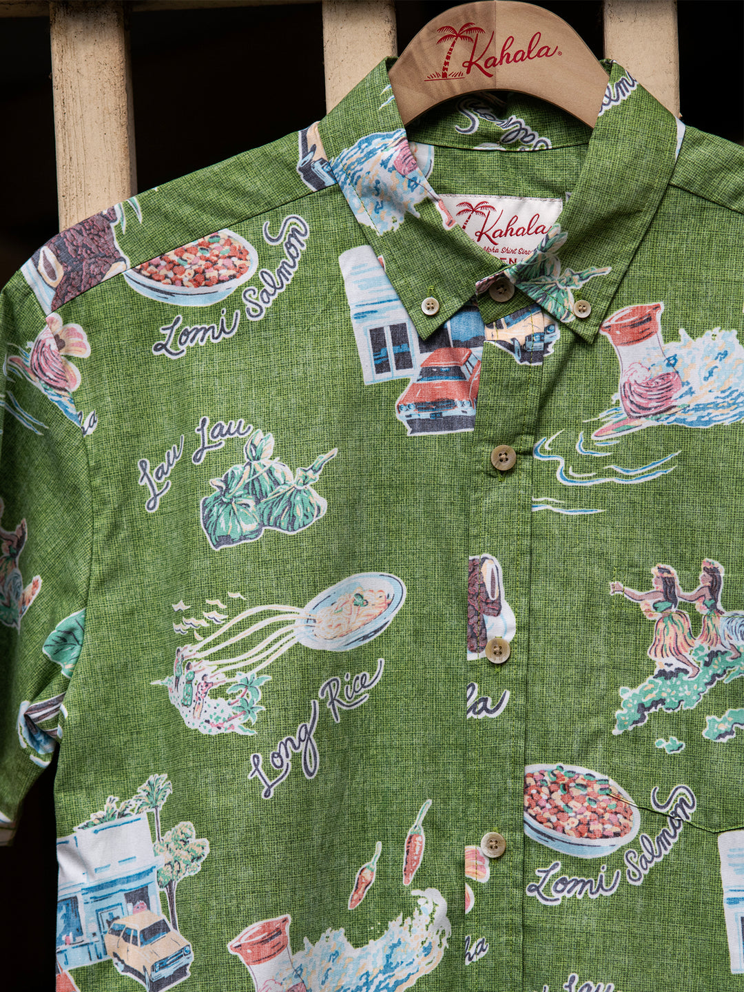 【新品未使用】Kahala Helena's SS Shirt グリーン L Kahala | Kahala x Helena's